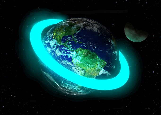 The blue ring planet
