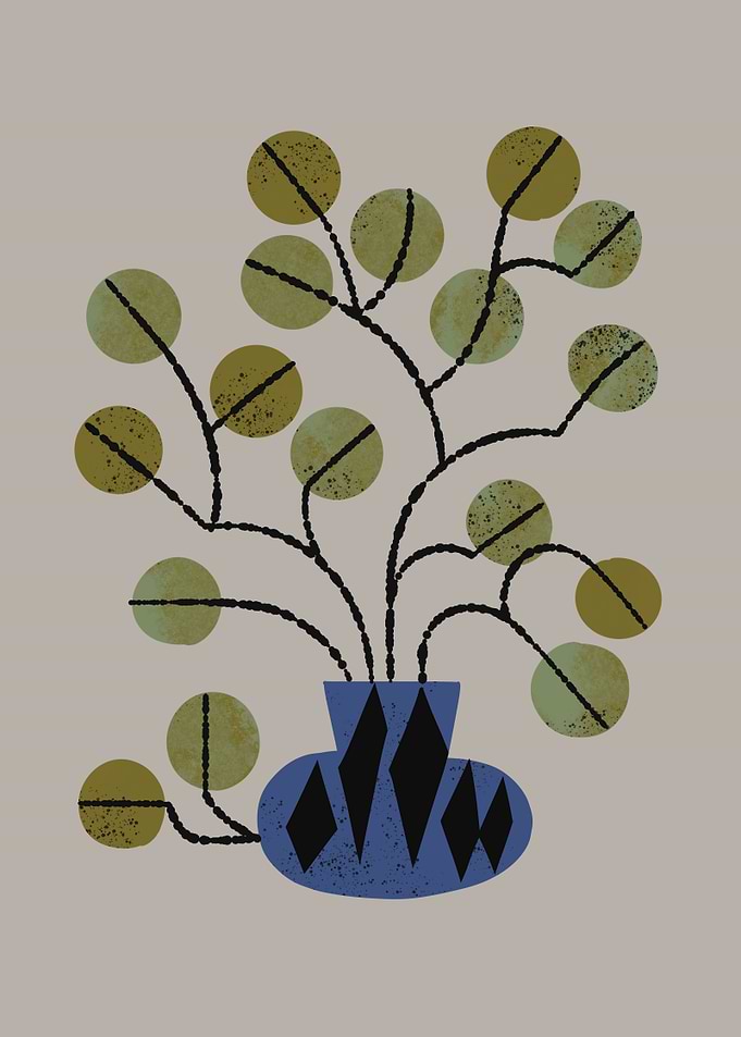 Eucalyptus Vase