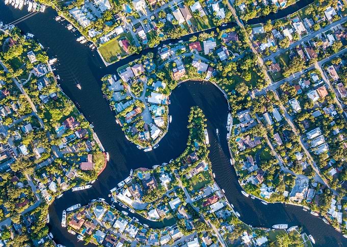 River in City