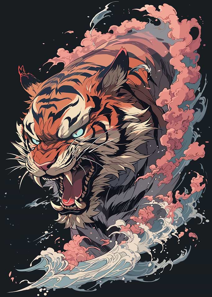 Kanagawa Japanese Tiger
