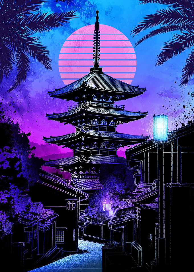 Retro Yasaka Pagoda Soul