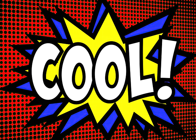 Comic halftone star spikes