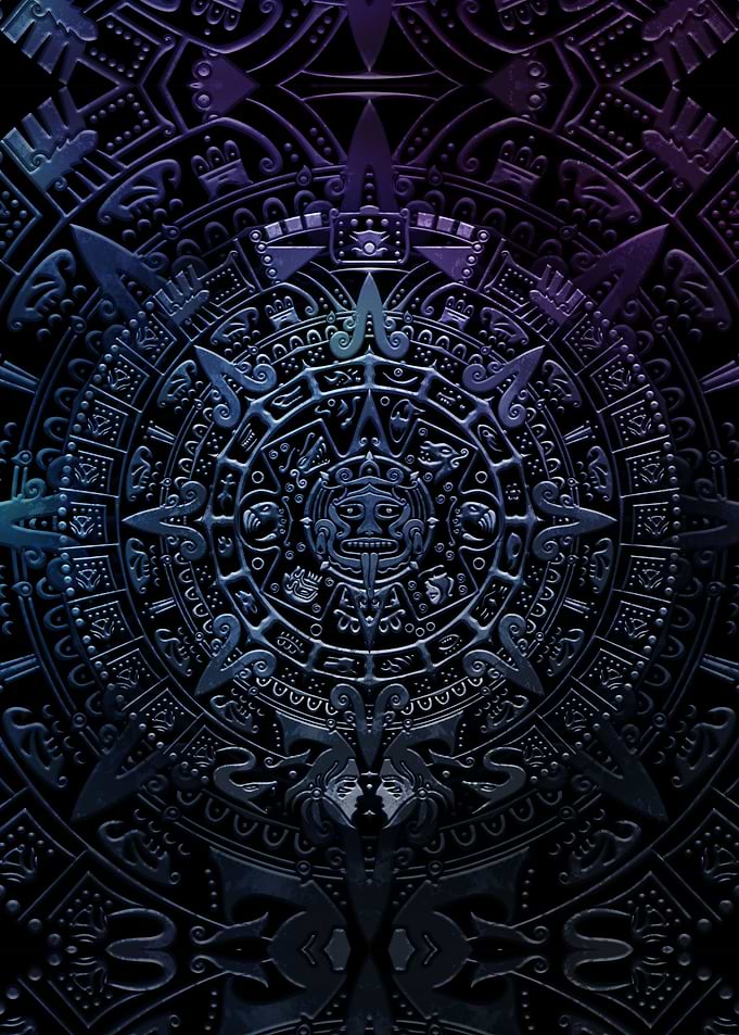 Dark Maya Calendar