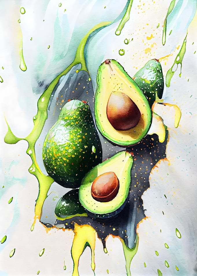 Healthy Fresh Avocado