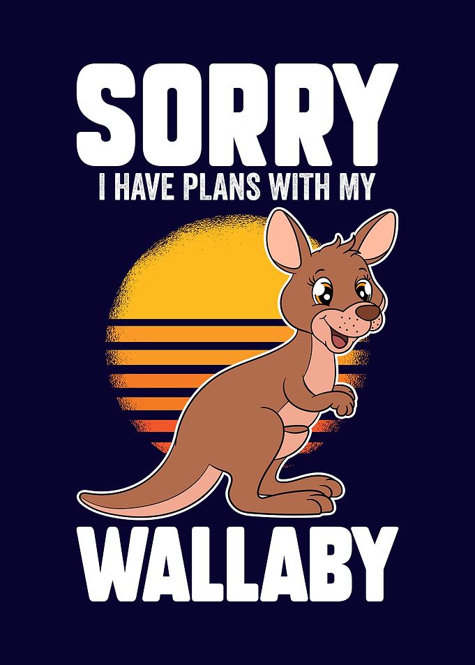 Funny Wallaby