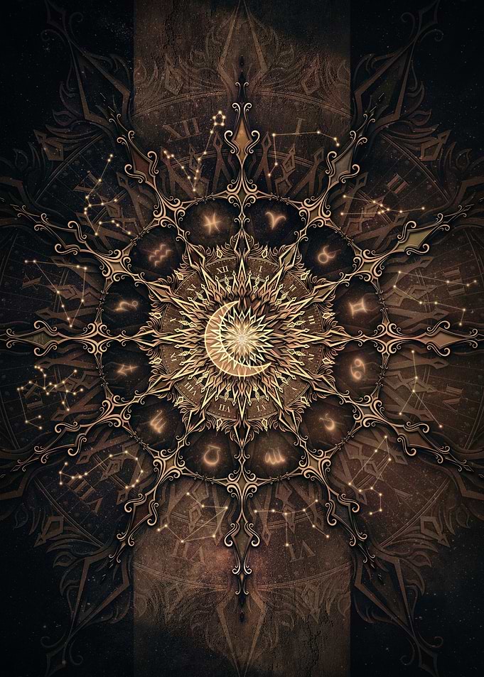 Zodiac Clock