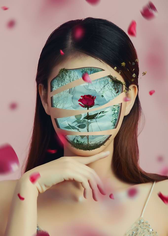 Face flower