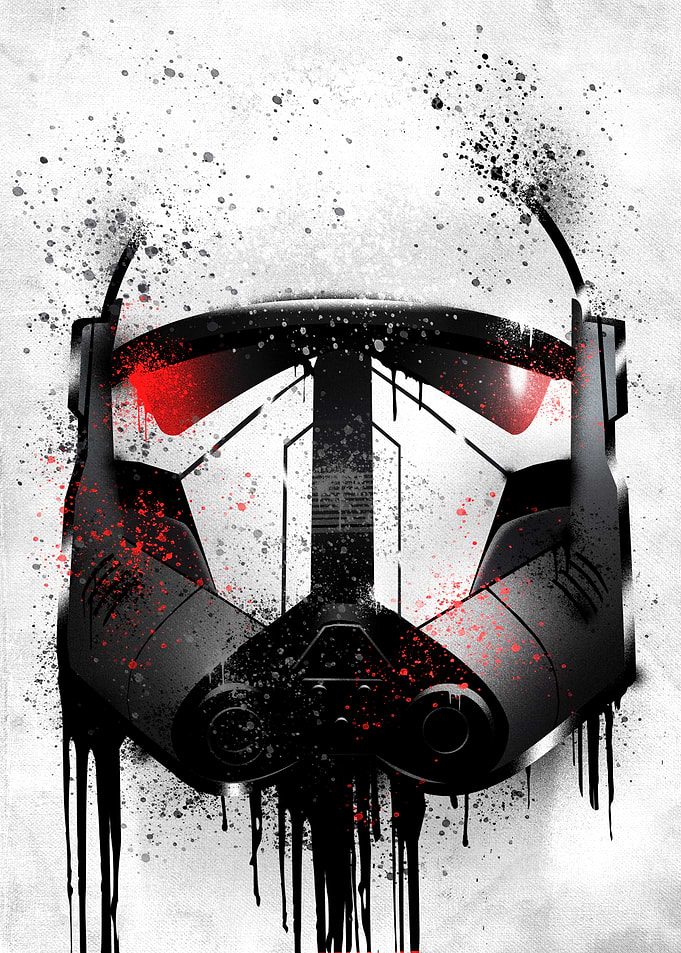 Trooper Graffiti Helmet