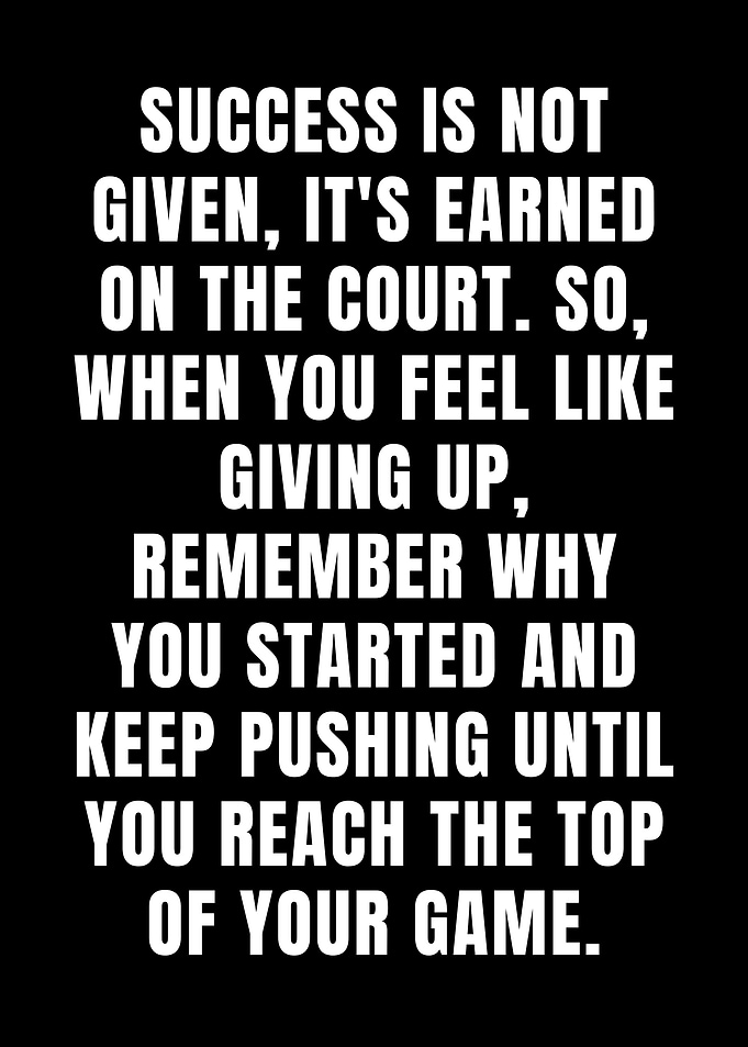 Basketball Player Quote