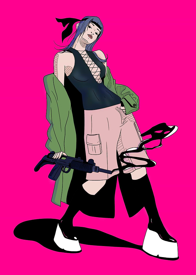 Girl with a weapon