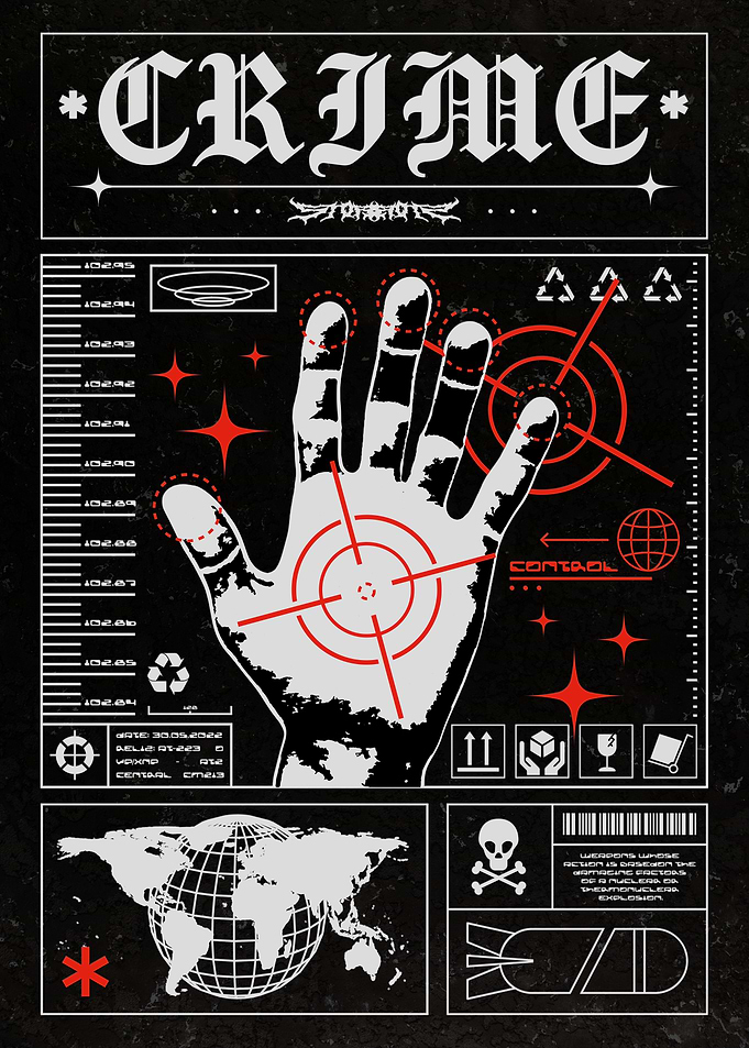 Crime sights in techno