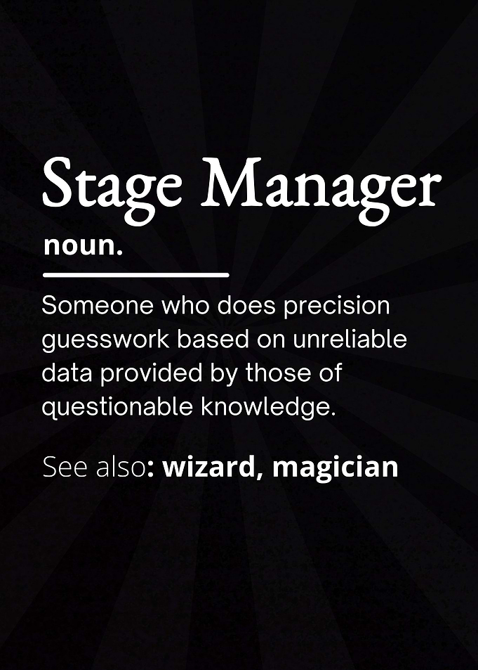 Stage Manager definition