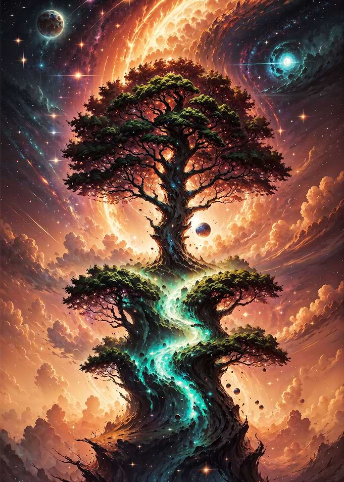Red Space Tree