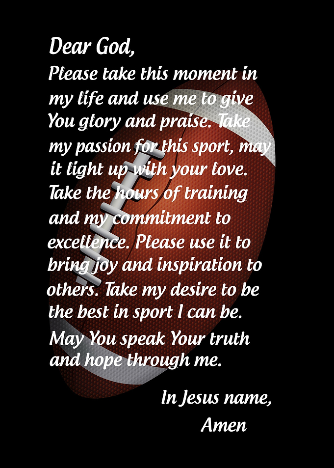 Dear God Football Posters