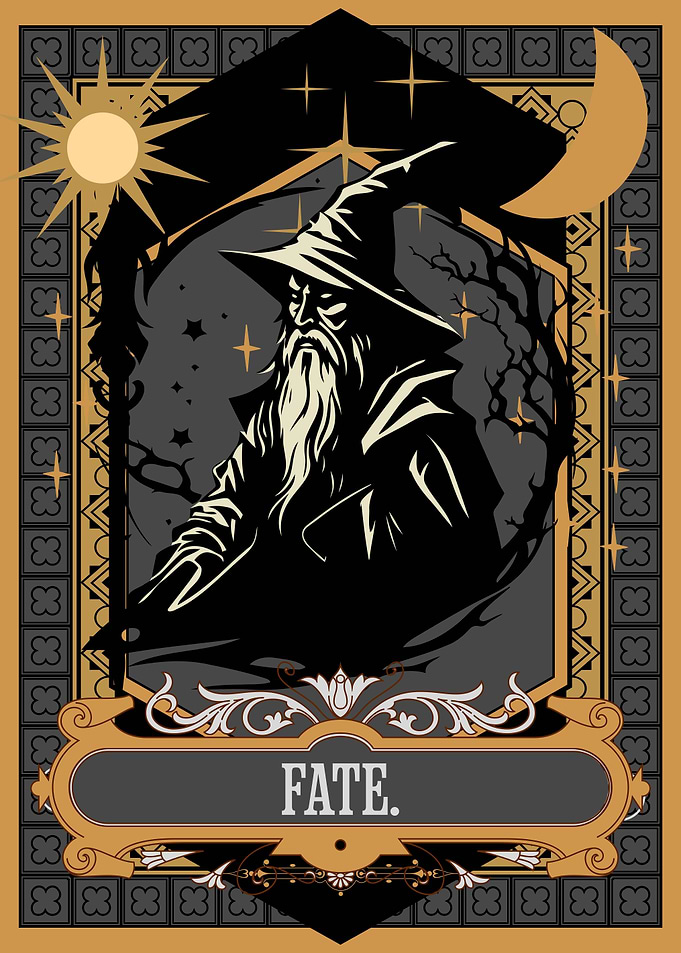 FATE WIZARD TAROT CARD