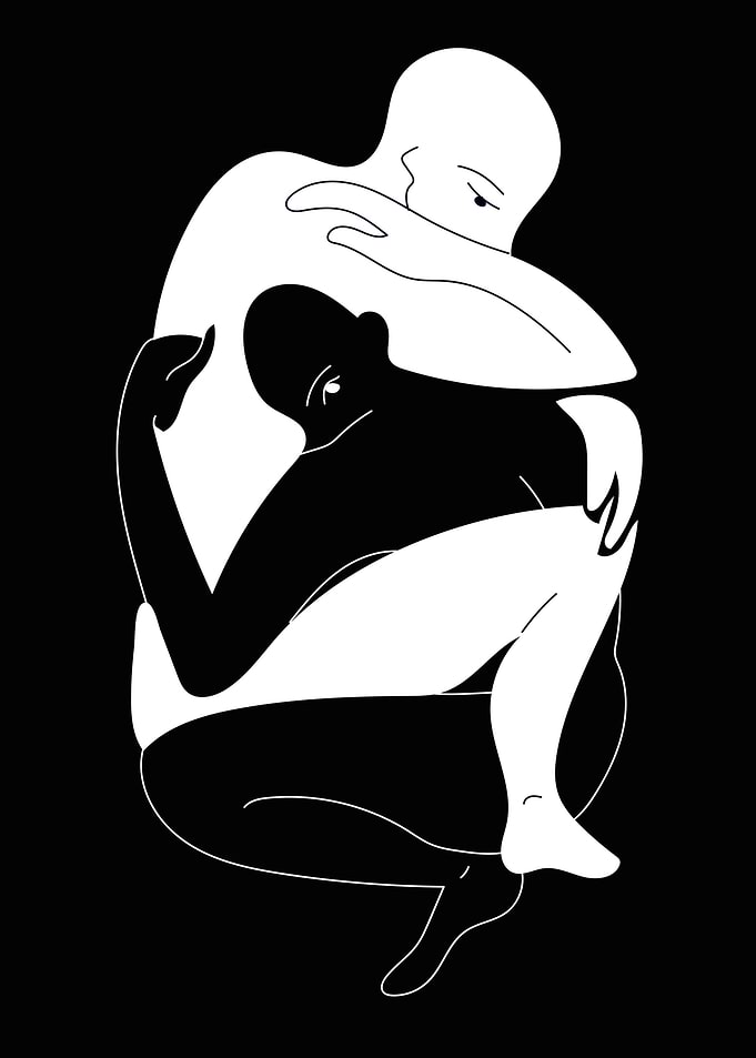 One Line Art Woman
