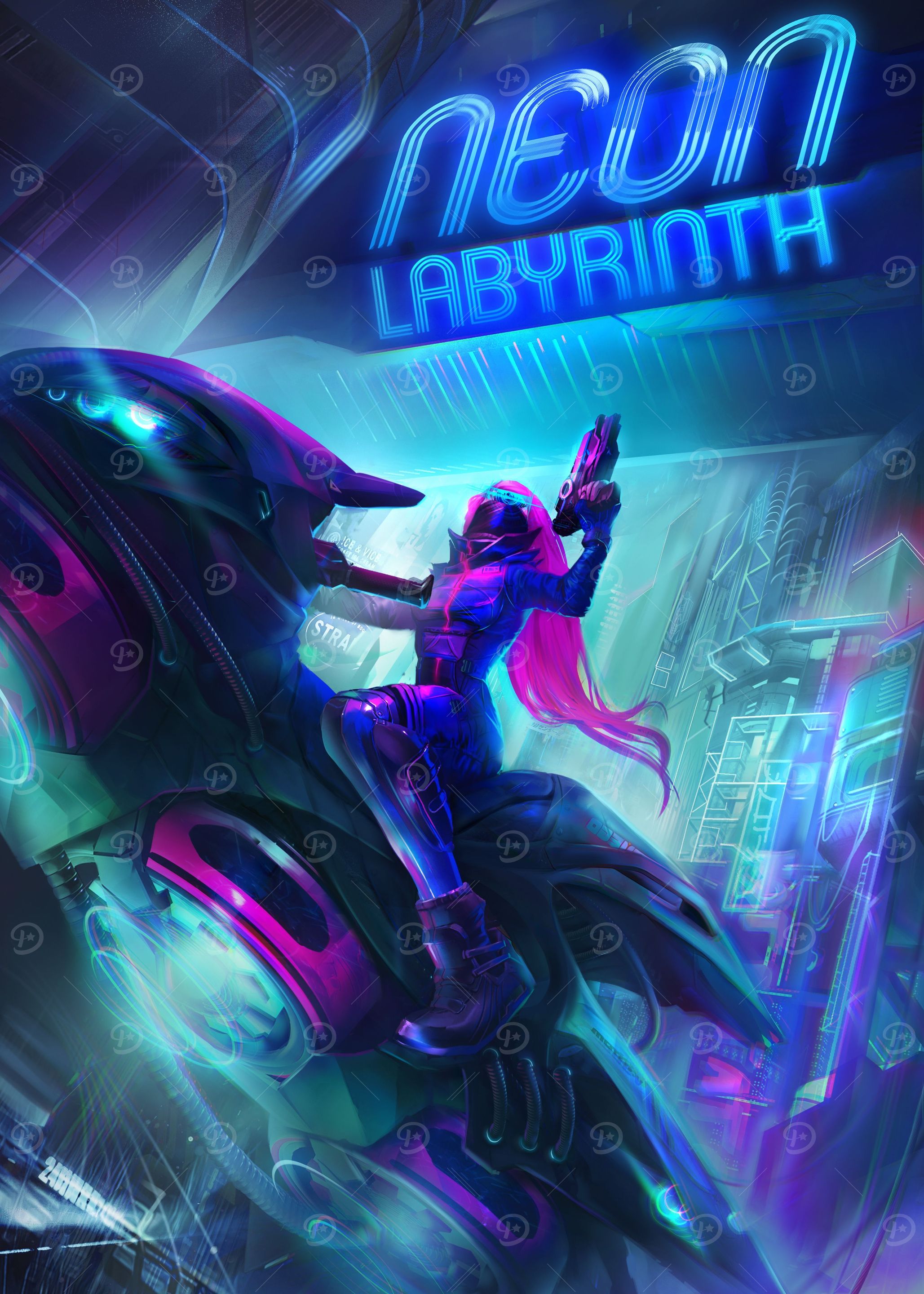 Cyberpunk rider