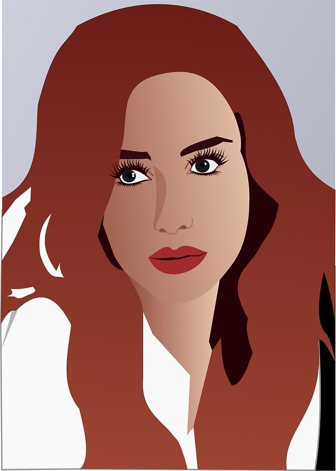 red haired woman