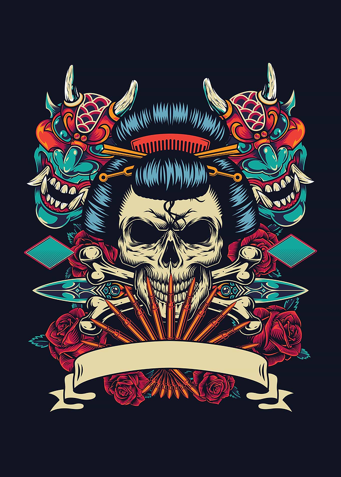 Skull Geisha