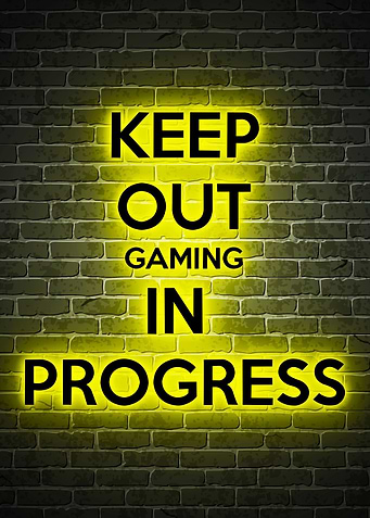 keep out gaming in progres