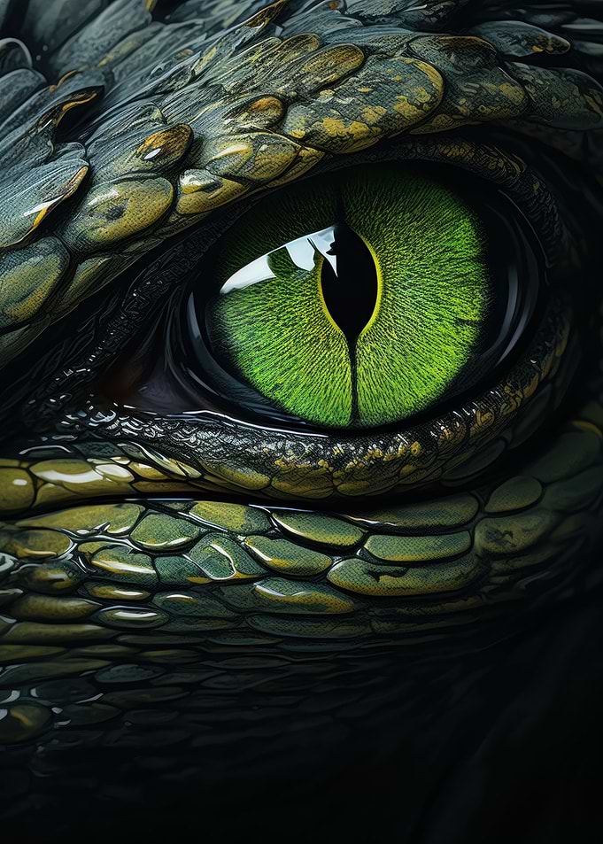 Snake Eye Close Up Shot