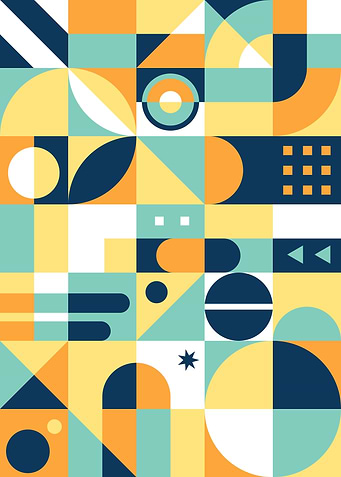 Minimalist Mosaic Geometry