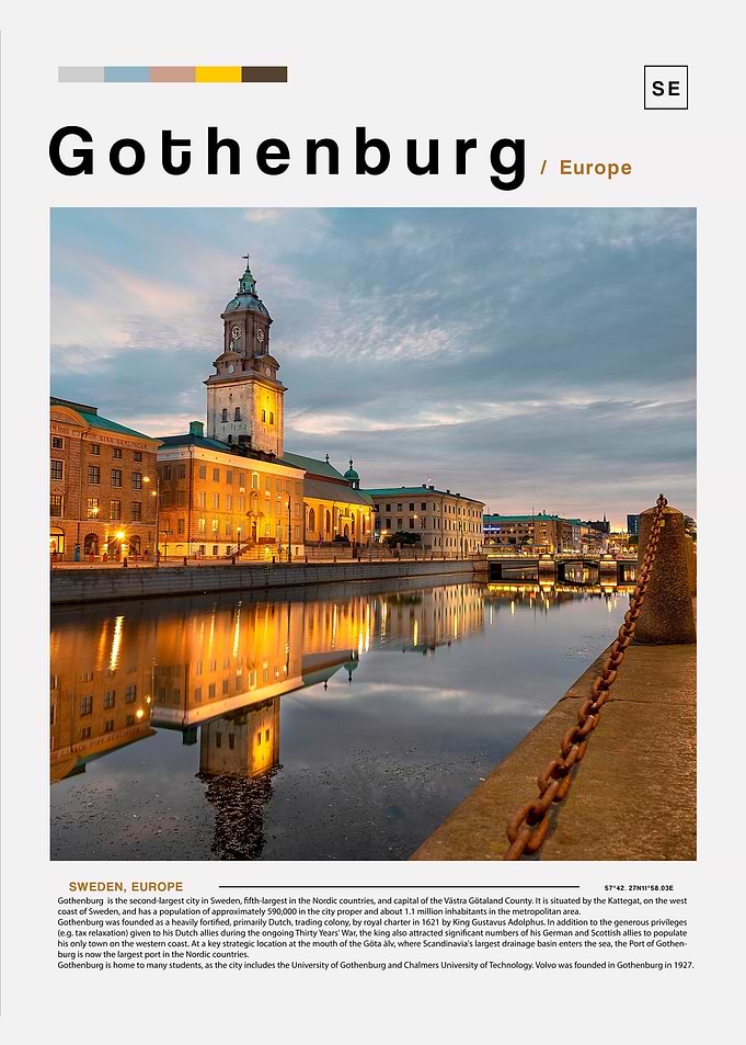 Gothenburg poster lanscape