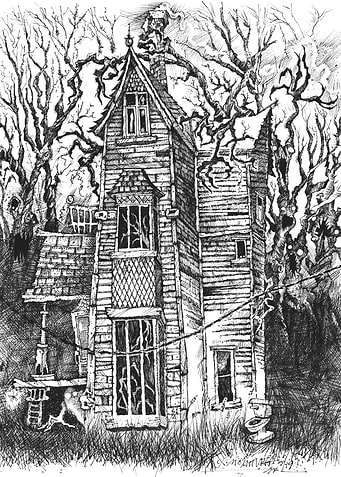Dilapidated Country House