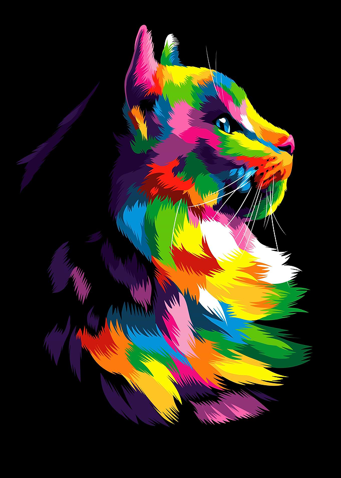 Cat Pet Pop Art