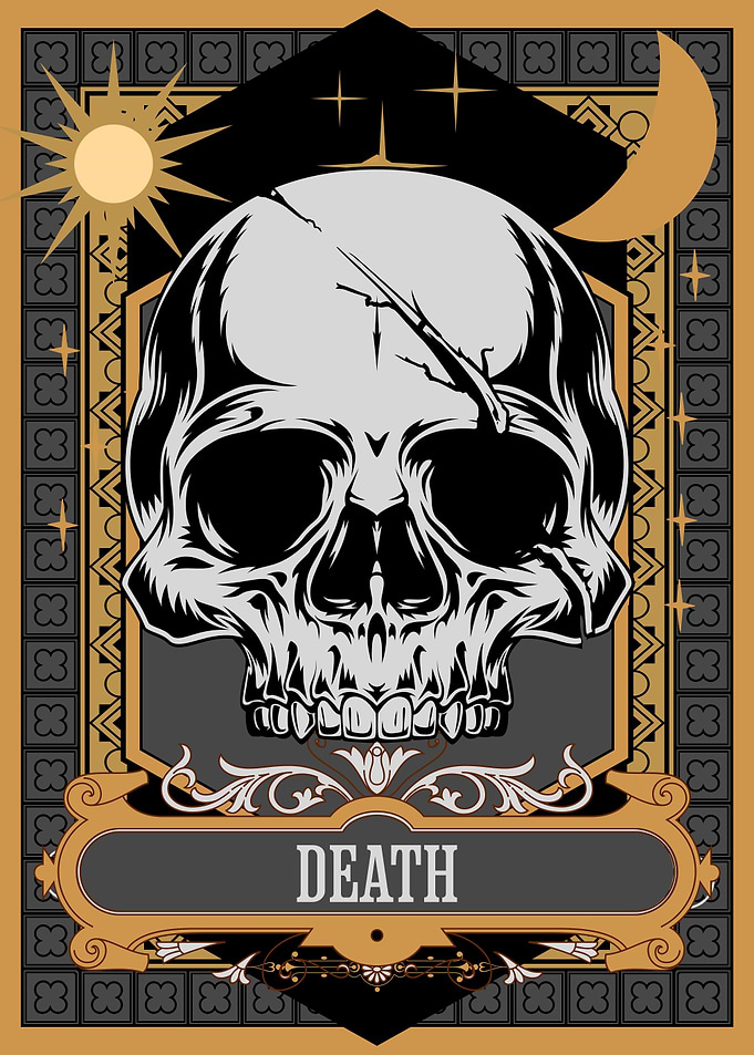 DEATH SKULL CLASSIC TAROT