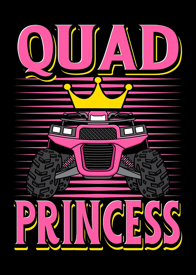 Quad Princess Riding ATV