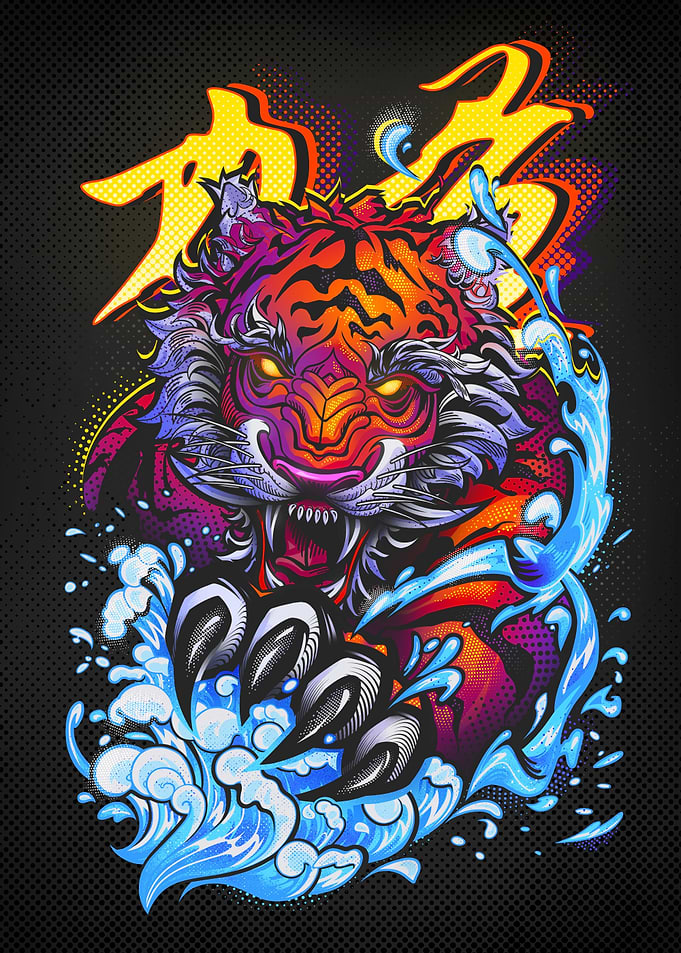 Pouncing Tiger