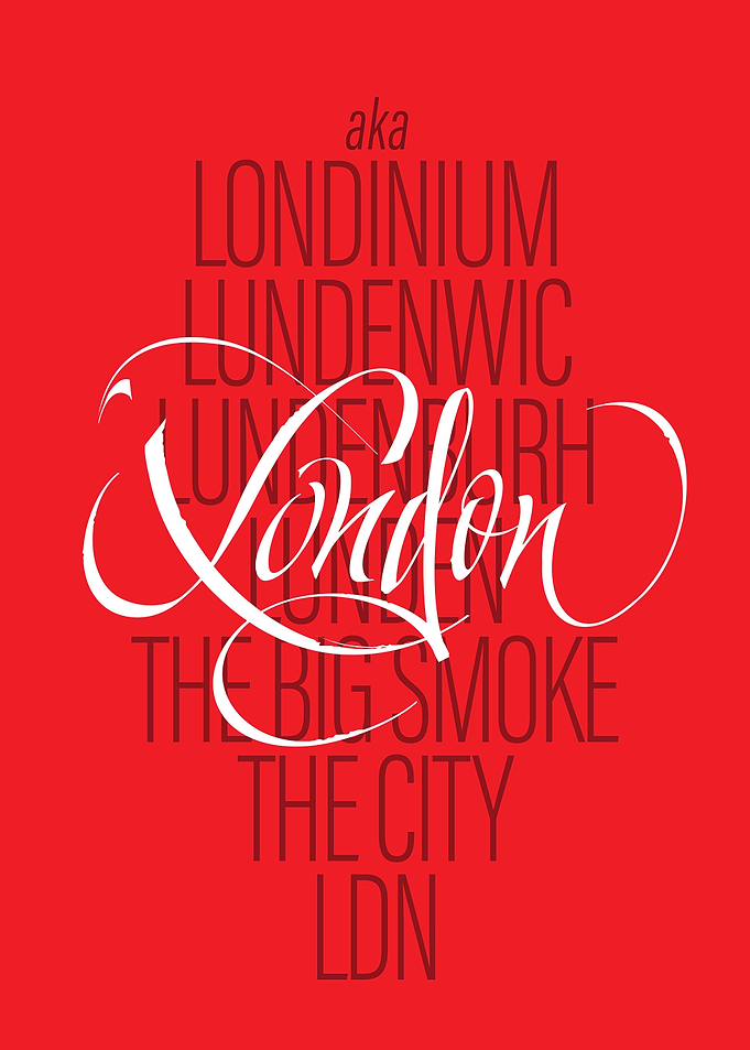 London Typography Art