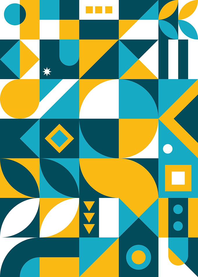 Minimalist Mosaic Geometry