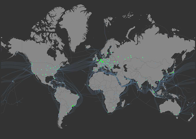 Map of the Internet