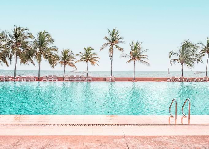 Pool By The Beach