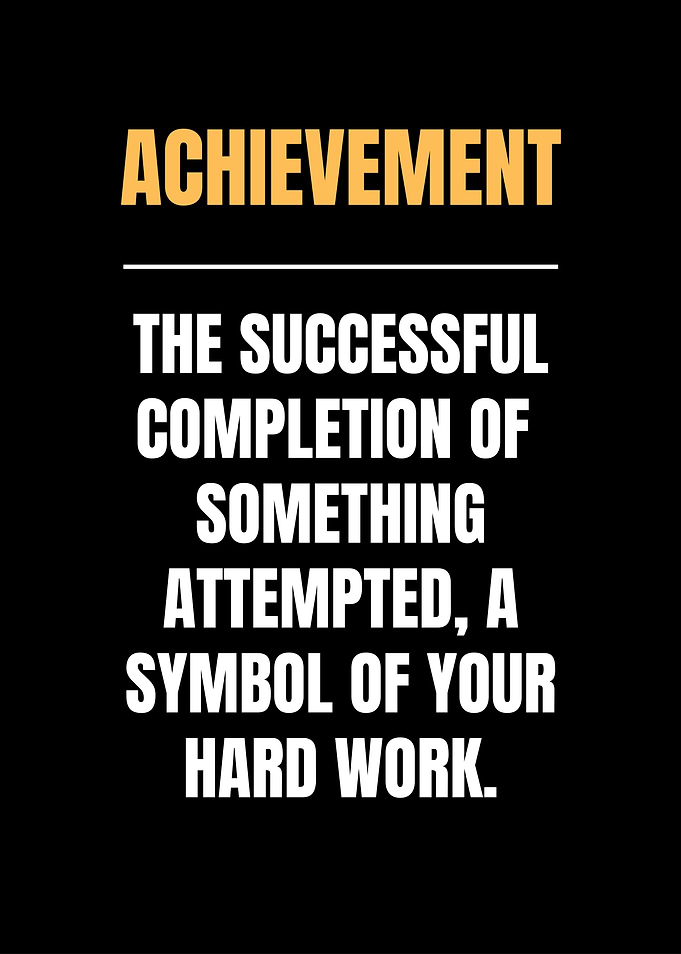Achievement Poster