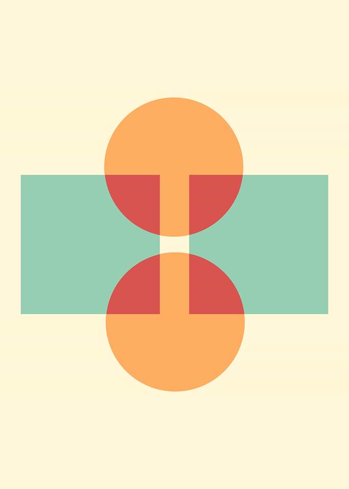 Abstract modern minimalist