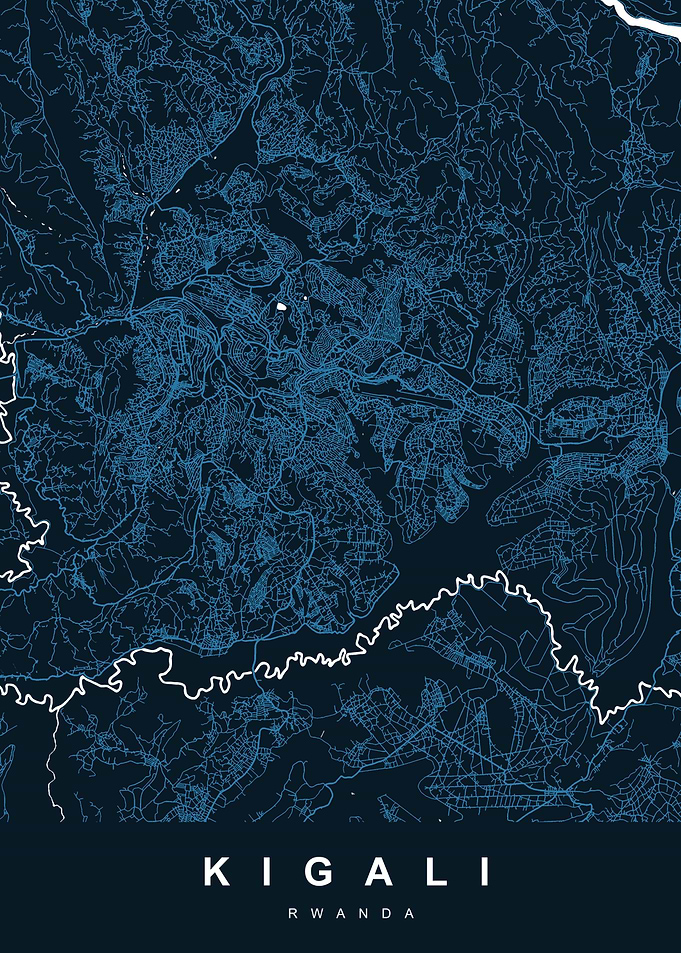 KIGALI RWANDA MAP