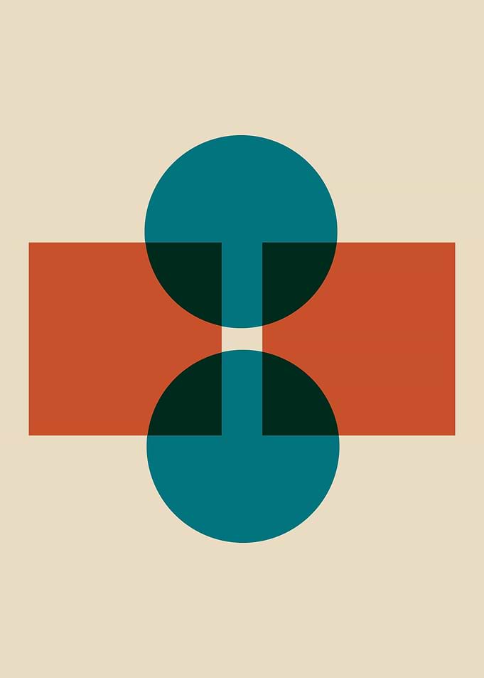 Abstract modern minimalist