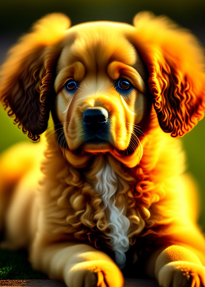 CUTE YELLOW DOG