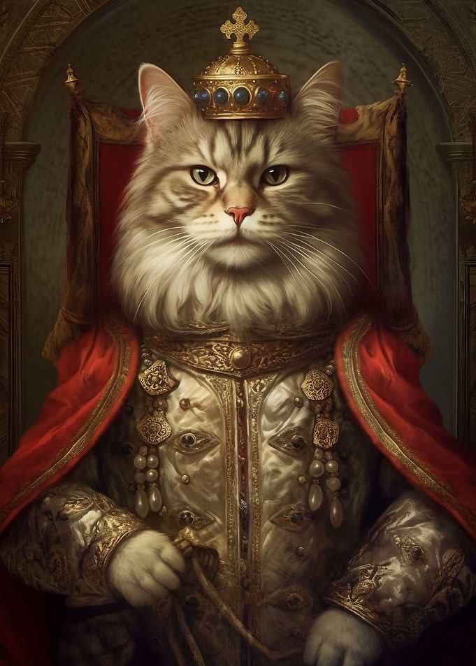 Anthropomorphic King Cat
