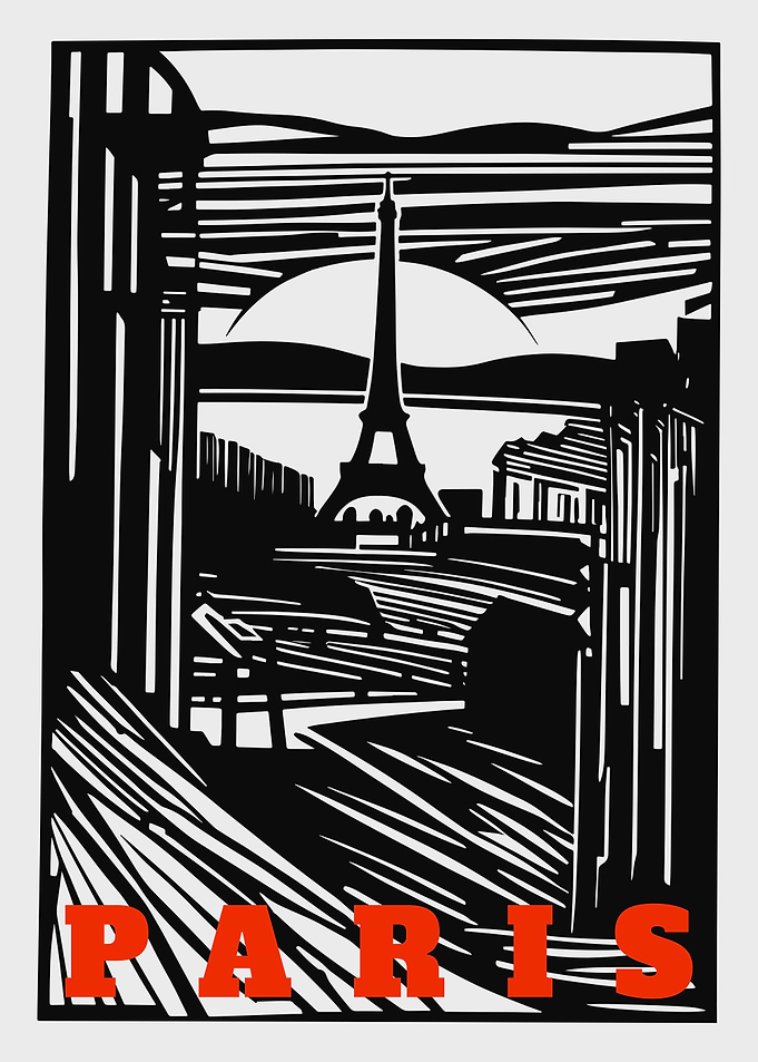 Paris Vintage Landscape