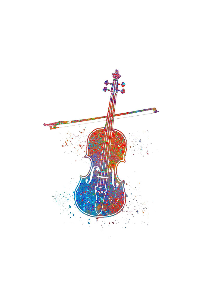 colorful cello