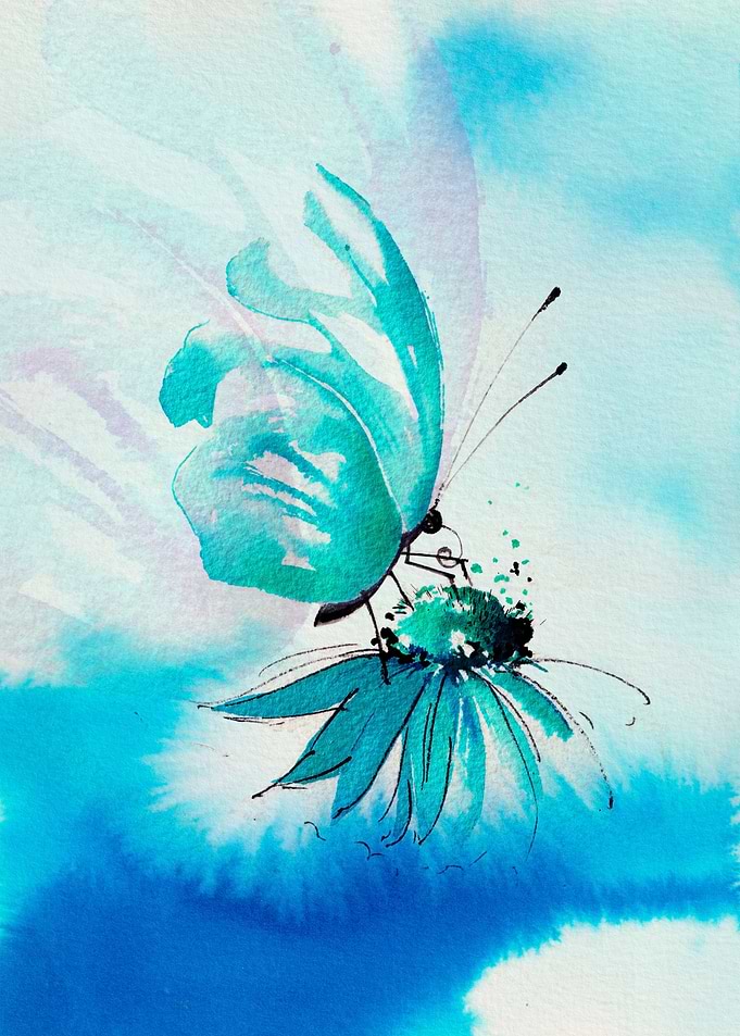 Blue butterfly