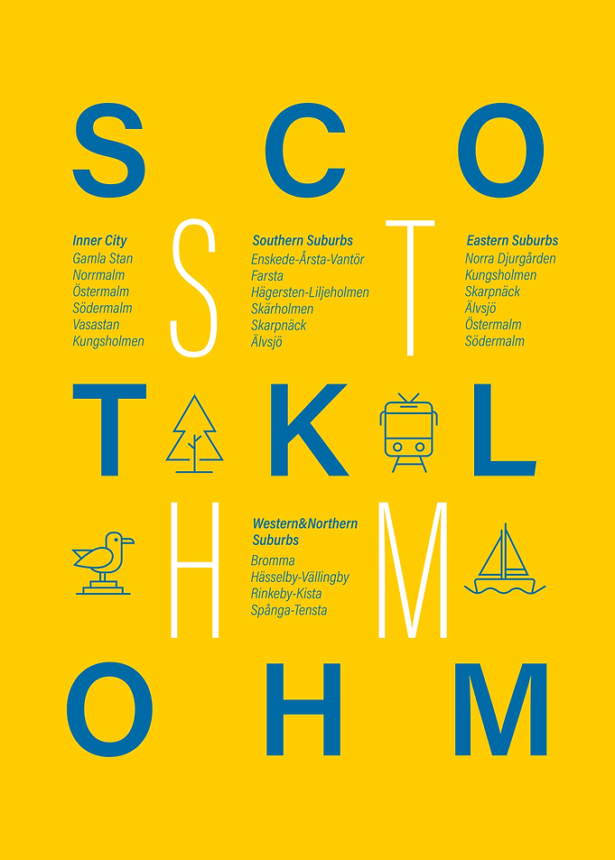 Stockholm Typography Art