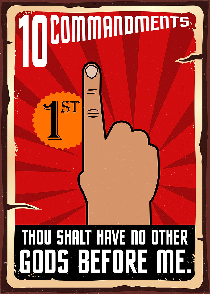 First of 10 Commandments