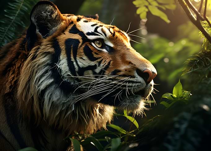 Tiger in Jungle