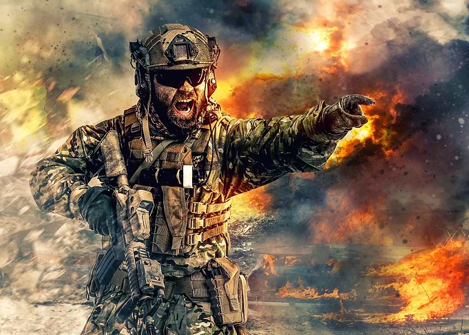Battlefield action