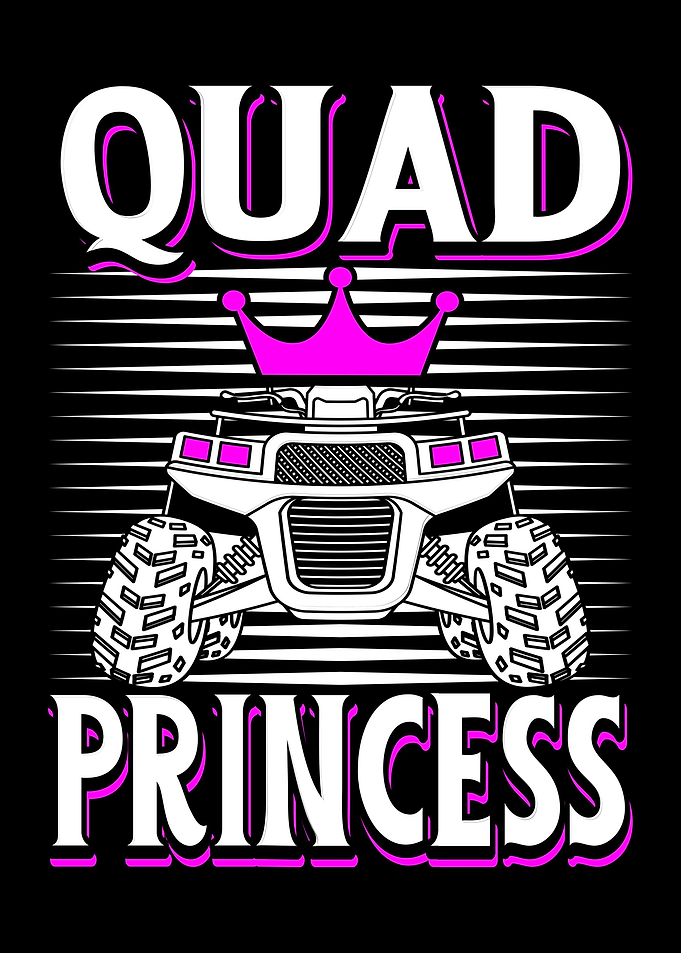 Quad Princess Riding ATV